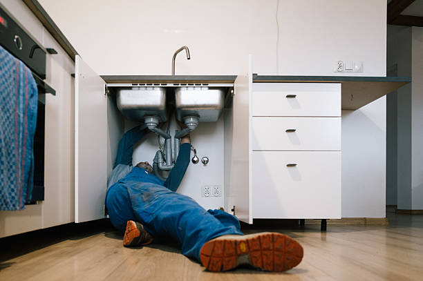 Professional Drain Cleaning technician working in Stratham, NH